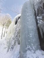 Snow-covered falls