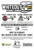 'Whiteout Against Hunger' is this Friday and Tuesday night