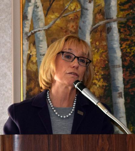 Hassan addressed veterans' conference