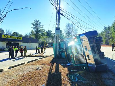 Truck  rollover 1
