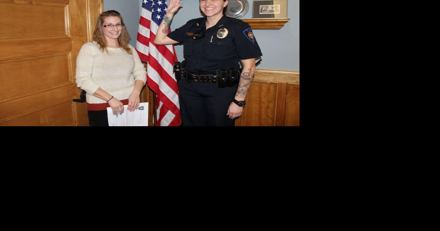 Town of Gorham swears in seventh police officer Courts & Cops