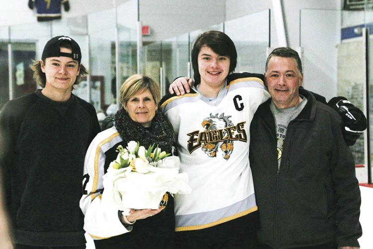 02-23-22 KHS Hockey olivier senior recognition family