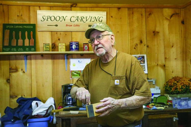 10-04-26 Fryeburg Fair demo spoons