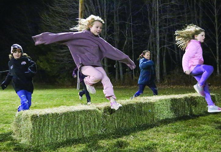 11-24-25 Conway Rec Turkey Trot jump girls 4-5 arms out