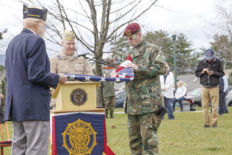 11-11-24 Vets Day folding flag tighter