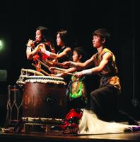 'Peaceful Forest' Taiko drummer, family play Little White Church on Sunday