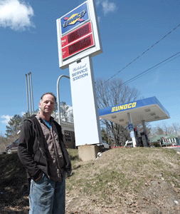 Wildcat Service Station pumps its last gas