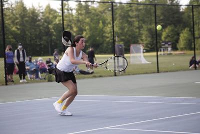 06-01-21 KHS Girls Tennis Jarell hat falling