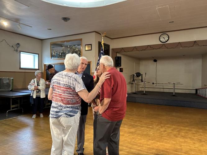 Donna and Roger Jones and the Pences