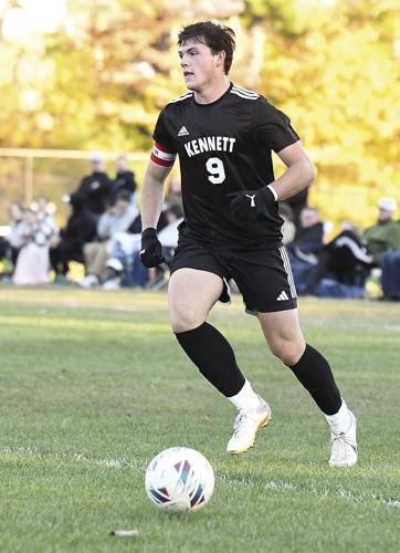 KHS Boys Soccer - Quintin Plourde dribbling