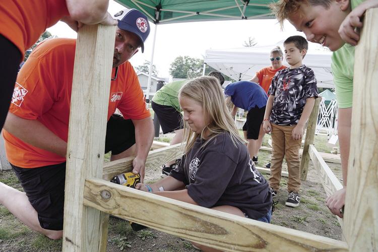 07-21-21 Garden Boxes drilling medium
