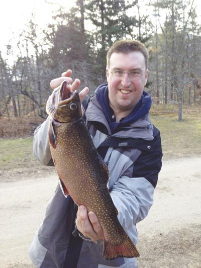 Daymond Steer-Brook trout at White Lake