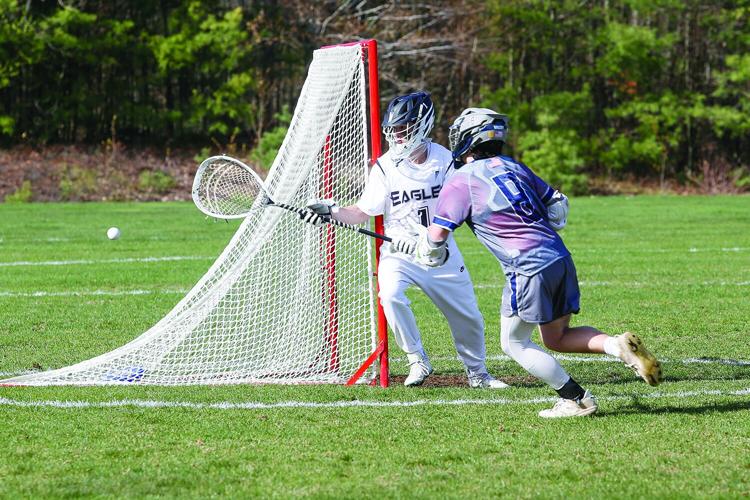 KHS Boys Lax - Richie Vargus in goal