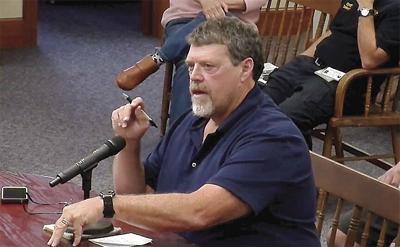 Conway School Board - Mike DiGregorio addresses selectmen