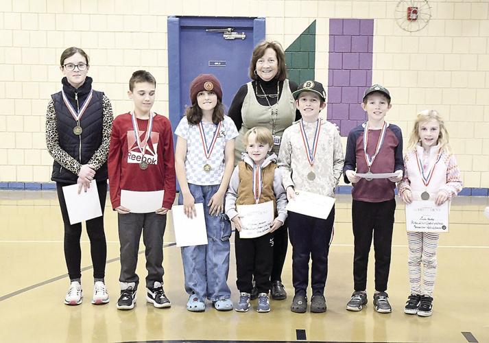 Bartlett School Board - Students of the Month for October - Kiddos with Bellemare