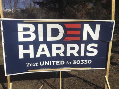 Cranmore Inn Biden Harris sign
