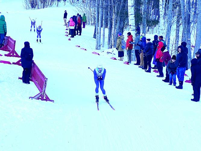 FA Cross-Country Ski Team - Will McDonnell, Thomas Hubbell and Sigurd Nyheim racing