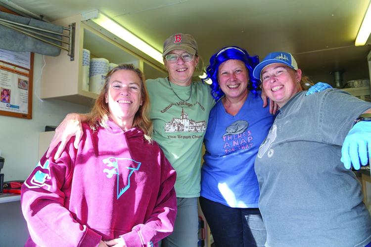 10-04-26 Fryeburg Fair brown church crew