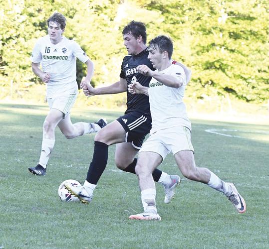 KHS Boys Soccer - Quintin Plourde scores