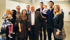 Judge James Patten retires with courthouse party