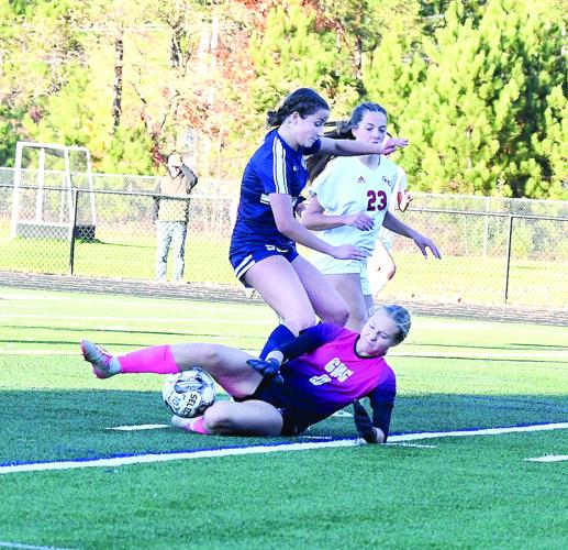 FA Girls Soccer - Eden True and goalie 1