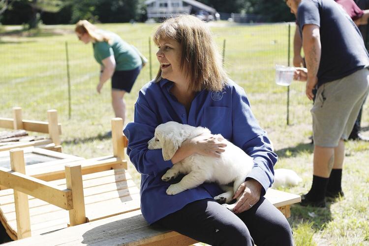 07-05-21 Little Angels and Kids Drew holding pup