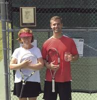 30 play in mixed doubles tourney