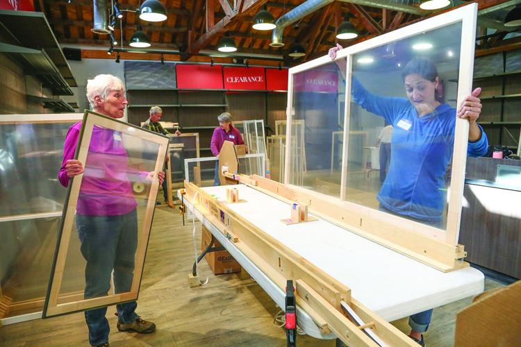 10-19-25 Windows Dressers foam framed pair