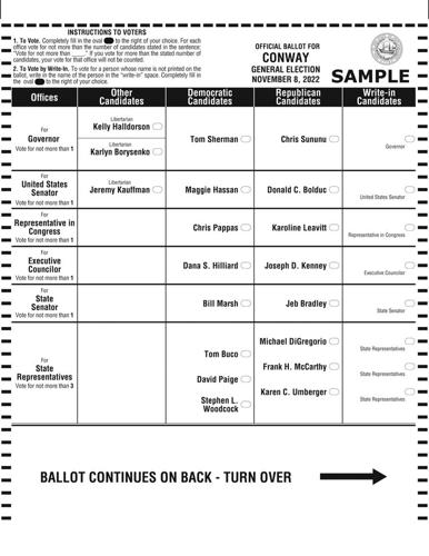 sample ballot 1
