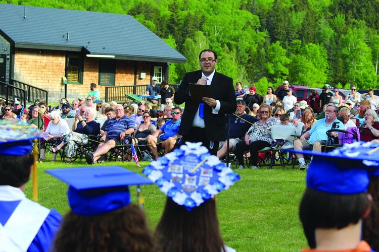 GHS graduation - Rousseau speaks 1.JPG