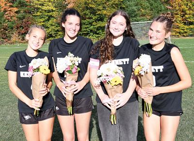 KHS Girls Soccer - Senior Day - Group of four