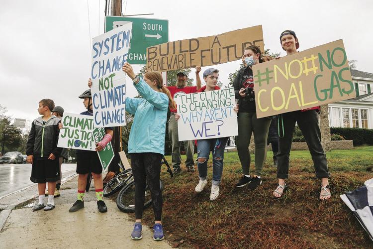 09-24-21 Climate Rally group signs