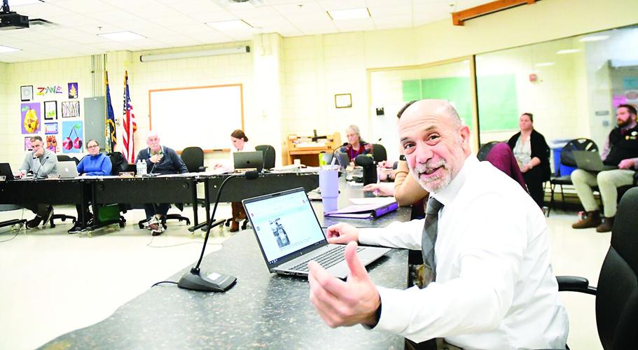 Conway School Board - Joe Riddensdale resigns -- Joe with the board