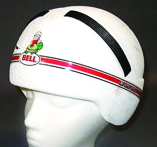 Wheel Family Fun - helmets - old Bell white mushroom helmet