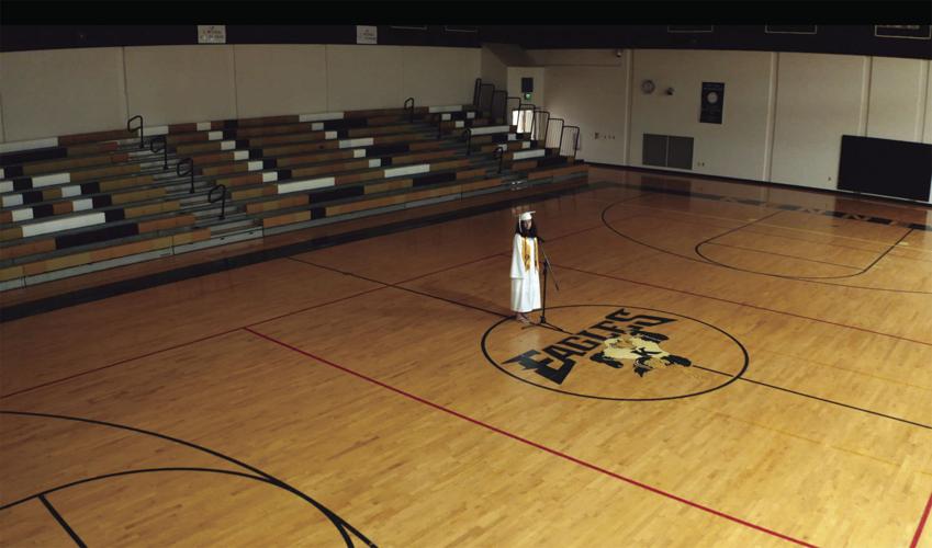 KHS Graduation video - Grace Jarell in empty gym