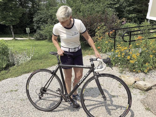 Wheel Fun - Heather McKendry with her bike