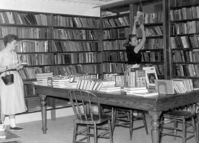 Bartlett Library - Jean Garland in 1954