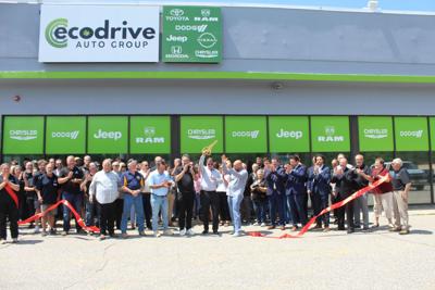 Ribbon-cutting ceremony at EcoDrive in Gorham