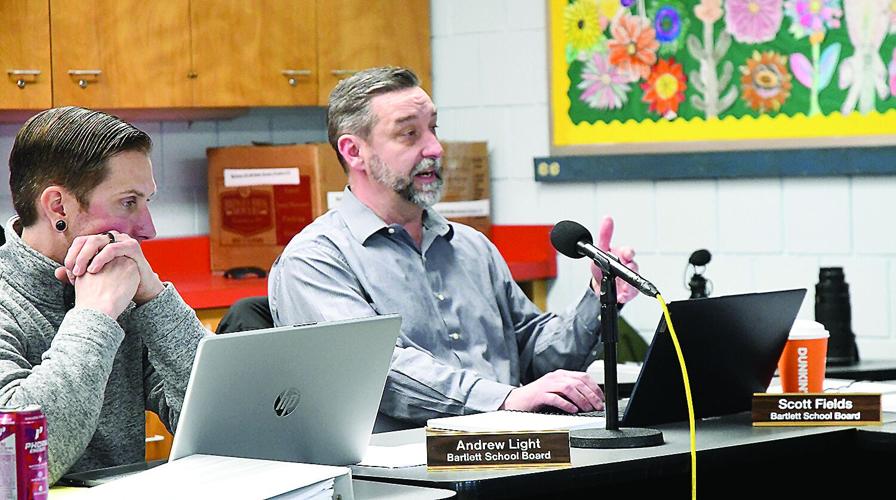 Bartlett School Board - Calderwood elected chair - Light and Fields
