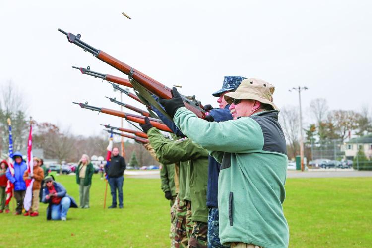 11-11-25 Veterans Day Ceremony firing rounds