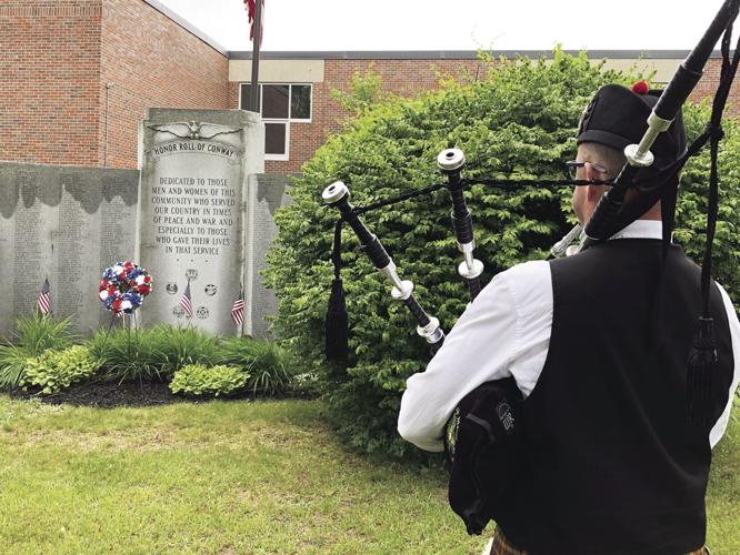 05-31-21 Conway Honor Roll bagpipes