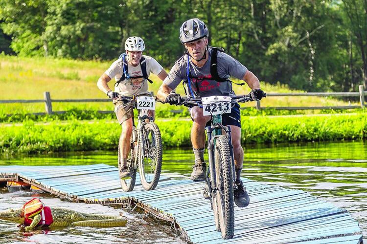 Wheel Family Fun - 24 Hours of Great Glen - floating bridge