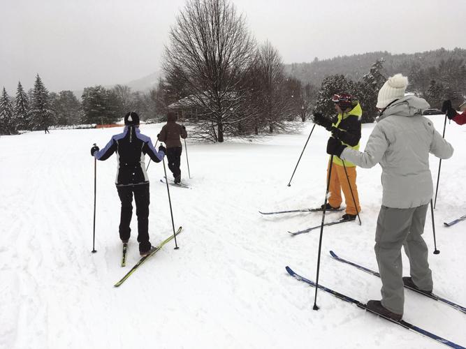 Nordic Tracks - ski lessons spread out
