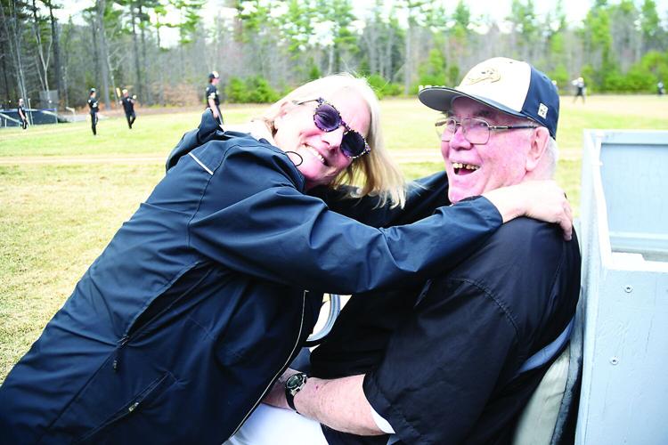KHS Baseball - Opening Day - Doc Walker and Linda Burns