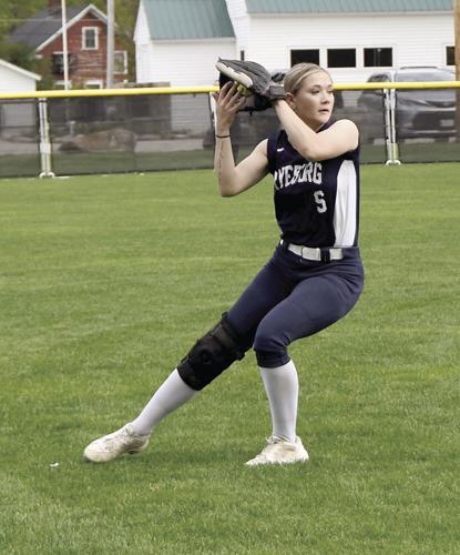 FA Softball - Jilyan Byrne in the outfield