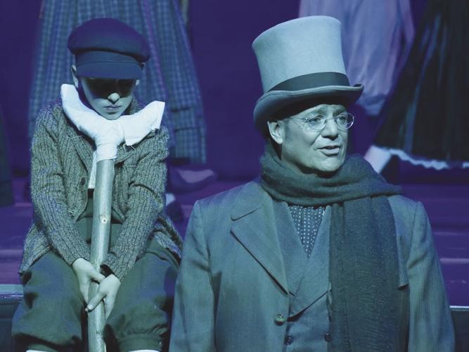 12-1-2022 M&D Christmas Carol-Tiny Tim and Bob Cratchit