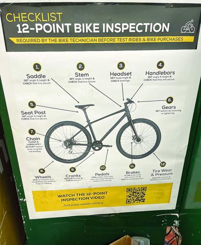 Wheel Family Fun - bike shops - bike checklist poster