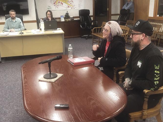 greg and caren at planning board 12-14