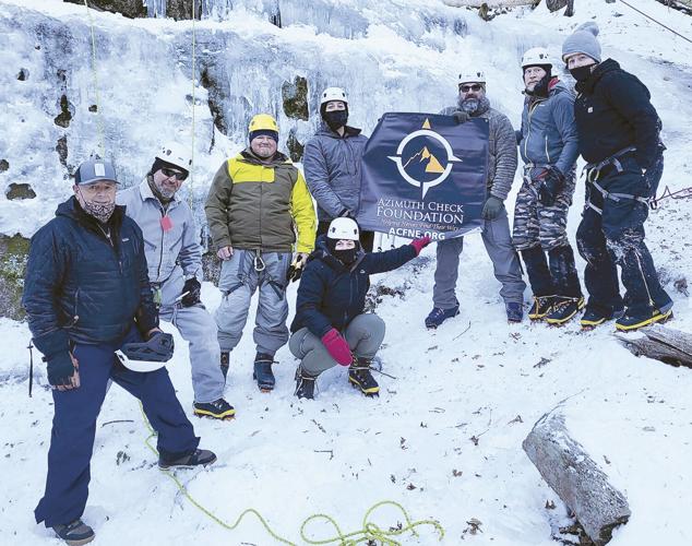 Azimuth Check Foundation ice climbing group