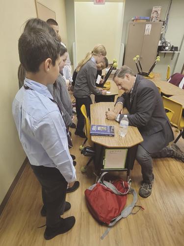 Gov. Sununu tours Salve Regina Academy